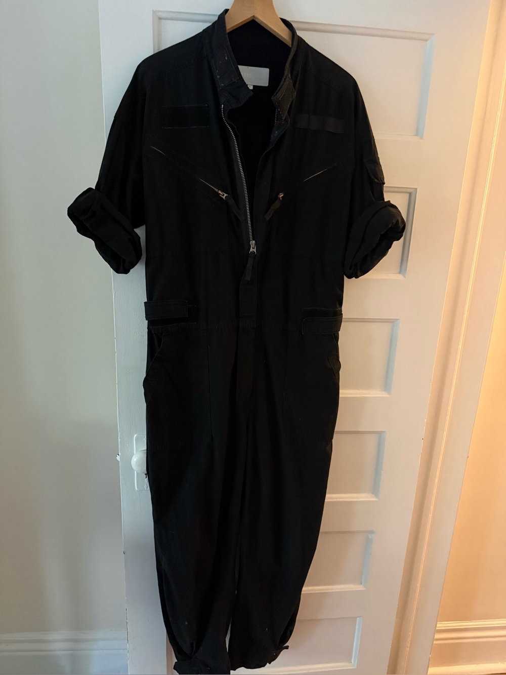 ReDone Black flight jumpsuit